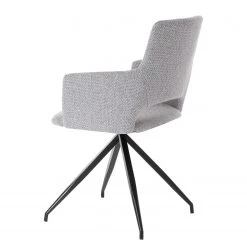 Mørteens Chaise à accoudoirs Publier - Tissu / Acier - Gris chiné / Noir 20 Mørteens Chaise à accoudoirs Publier - Tissu / Acier - Gris chiné / Noir -Chaises Soldes 2022 1000235393 210818 08500400060 DETAILS P000000001000235393