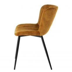 Jack & Alice Chaises Pavilly (Lot de 2) - Jaune doré -Chaises Soldes 2022 1000235394 210818 08500500068 DETAILS P000000001000235394