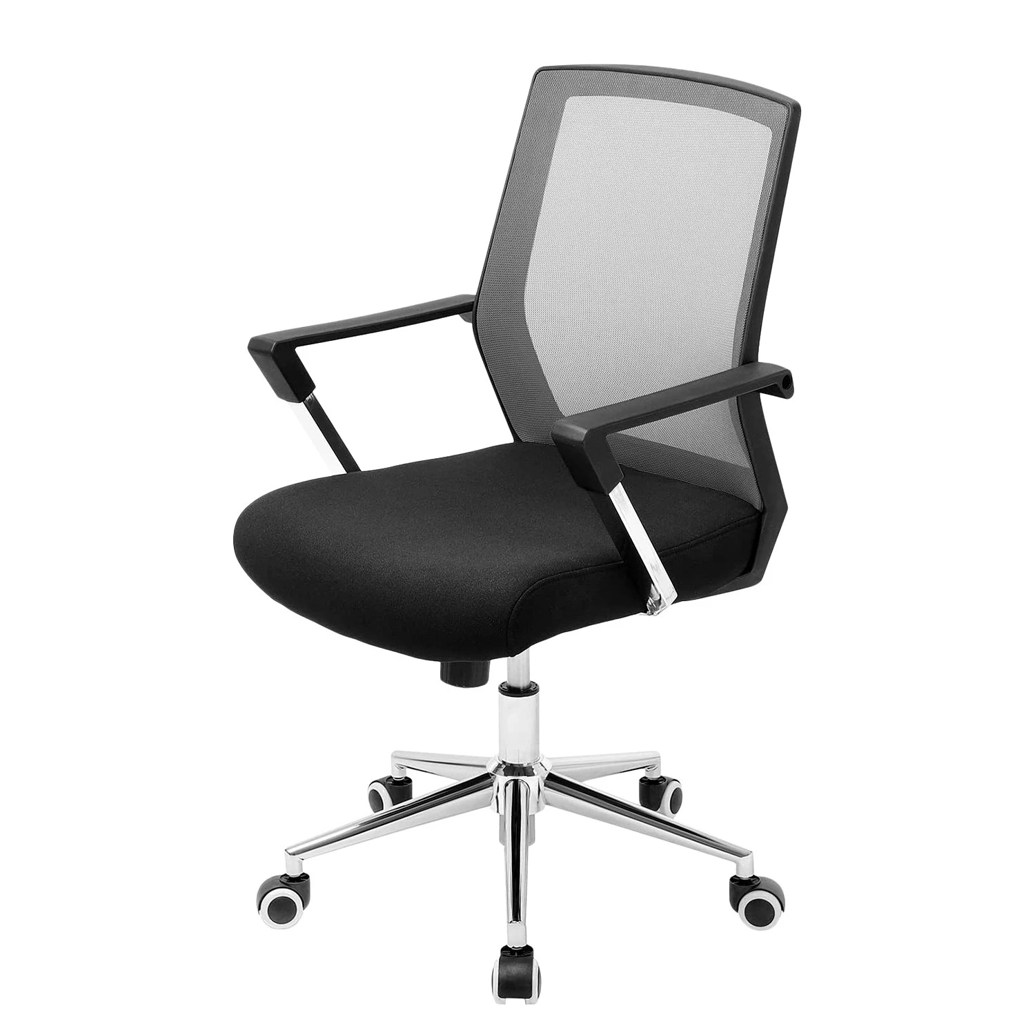 Loftscape Chaise de bureau Luxey - Tissu - Gris 3 Loftscape Chaise de bureau Luxey - Tissu - Gris