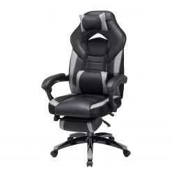 Loftscape Chaise gamer Sepx - Imitation cuir - Noir / Gris -Chaises Soldes 2022 1000235714 210118 06413500120 DETAILS P000000001000235714