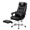 Loftscape Chaise de bureau Flers - Imitation cuir / Acier inoxydable - Noir -Chaises Soldes 2022 1000235719 210118 06421600148 IMAGE P000000001000235719