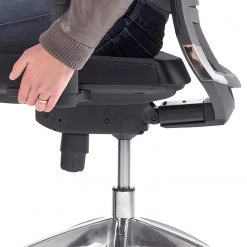 Mayer Sitzmöbel Chaise pivotante myOPTIMAX III - Tissage à plat / Aluminium - Noir -Chaises Soldes 2022 1000235987 210223 08520600034 DETAILS P000000001000235987