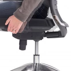 Mayer Sitzmöbel Chaise pivotante myOPTIMAX III - Tissage à plat / Aluminium - Noir -Chaises Soldes 2022 1000235987 210223 08520700035 DETAILS P000000001000235987