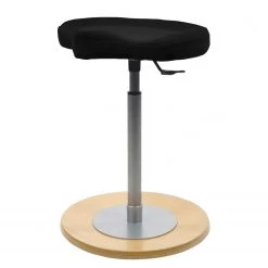 Mayer Sitzmöbel Tabouret de bureau myERGOSIT - Tissé à plat / Acier - Noir