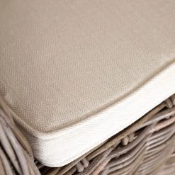 Naturoo Fauteuil Lozon - Rotin / Tissu - Gris Kubu / Crème -Chaises Soldes 2022 1000240169 210115 08034200005 DETAILS P000000001000240169