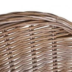 Naturoo Fauteuil Lozon - Rotin / Tissu - Gris Kubu / Crème -Chaises Soldes 2022 1000240169 210115 08034500007 DETAILS P000000001000240169