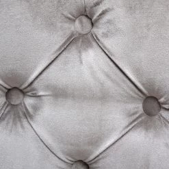 Velvet Studio Chaise capitonnée Sancey (lot de 2) - Velours / Hêtre massif - Gris clair / Noir -Chaises Soldes 2022 1000241550 210121 14212900031 DETAILS P000000001000241550