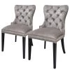 Velvet Studio Chaise capitonnée Sancey (lot de 2) - Velours / Hêtre massif - Gris clair / Noir 2 Velvet Studio Chaise capitonnée Sancey (lot de 2) - Velours / Hêtre massif - Gris clair / Noir -Chaises Soldes 2022 1000241550 210819 08443500001 IMAGE P000000001000241550