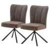 Fredriks Chaises Arleta II (lot de 2) - Microfibre et tissu structuré / Acier - Cappuccino 1 Fredriks Chaises Arleta II (lot de 2) - Microfibre et tissu structuré / Acier - Cappuccino -Chaises Soldes 2022 1000242134 210202 13170100174 IMAGE P000000001000242134