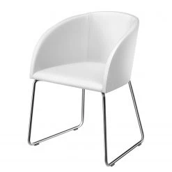 Now! by hülsta Chaise à accoudoirs hülsta now S19-1 - Blanc