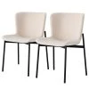 Jack & Alice Chaises Mouzon I (lot de 2) - Velours / Fer - Crème 2 Jack & Alice Chaises Mouzon I (lot de 2) - Velours / Fer - Crème -Chaises Soldes 2022 1000244960 211006 08505800024 IMAGE P000000001000244960