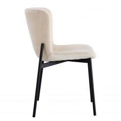 Jack & Alice Chaises Mouzon I (lot de 2) - Velours / Fer - Crème 19 Jack & Alice Chaises Mouzon I (lot de 2) - Velours / Fer - Crème -Chaises Soldes 2022 1000244960 211006 08505800050 DETAILS P000000001000244960