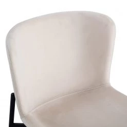 Jack & Alice Chaises Mouzon I (lot de 2) - Velours / Fer - Crème 24 Jack & Alice Chaises Mouzon I (lot de 2) - Velours / Fer - Crème -Chaises Soldes 2022 1000244960 211006 08505800055 DETAILS P000000001000244960