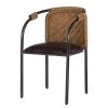 Ars manufacti Chaise à accoudoirs Dissay - Jute tressé / Fer - Naturel / Noir -Chaises Soldes 2022 1000246784 220405 010 IMAGE P000000001000246784
