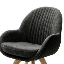 Norrwood Chaises à accoudoirs Chemille - Tissage à plat / Chêne massif - Anthracite -Chaises Soldes 2022 1000249588 210609 12375100042 DETAILS P000000001000249588