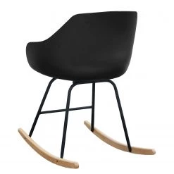 Mørteens Rocking chair Skelde - Matière plastique et tissage à plat / Fer et hêtre massif -Chaises Soldes 2022 1000252686 210315 11063100002 DETAILS P000000001000252686