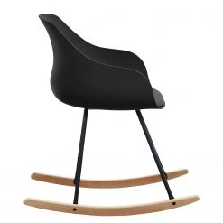 Mørteens Rocking chair Skelde - Matière plastique et tissage à plat / Fer et hêtre massif -Chaises Soldes 2022 1000252686 210315 11063100003 DETAILS P000000001000252686