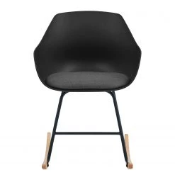 Mørteens Rocking chair Skelde - Matière plastique et tissage à plat / Fer et hêtre massif -Chaises Soldes 2022 1000252686 210315 11063100004 DETAILS P000000001000252686