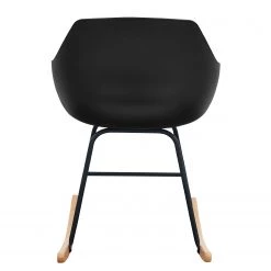 Mørteens Rocking chair Skelde - Matière plastique et tissage à plat / Fer et hêtre massif -Chaises Soldes 2022 1000252686 210315 11063100005 DETAILS P000000001000252686