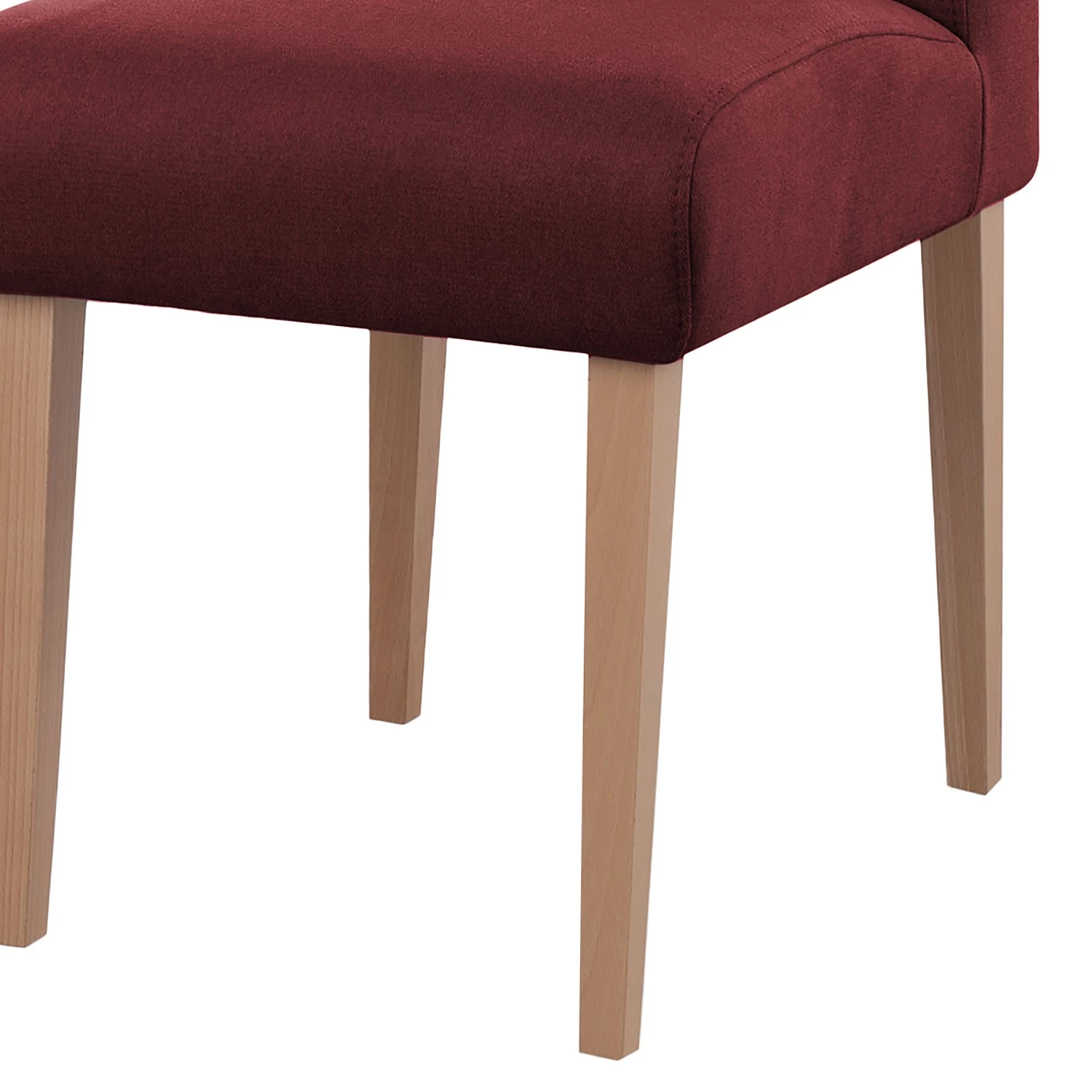 Loftscape Chaise capitonnée Juillac - Tissage à plat - Tissu Olea: Bordeaux 9 Loftscape Chaise capitonnée Juillac - Tissage à plat - Tissu Olea: Bordeaux – Image 7