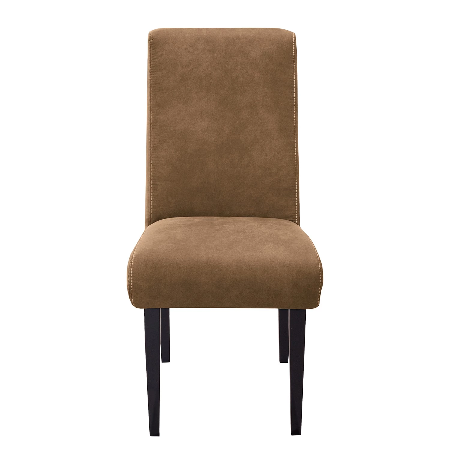 Fredriks Chaise capitonnée Gramont - Microfibre Priya: Marron 5 Fredriks Chaise capitonnée Gramont - Microfibre Priya: Marron – Image 3