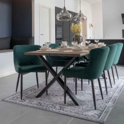 Red Living Chaise capitonnée Batilly I - Velours / Acier - Vert foncé 10 Red Living Chaise capitonnée Batilly I - Velours / Acier - Vert foncé -Chaises Soldes 2022 1000254096 210317 15102200037 MOOD DETAILS P000000001000254096 mood