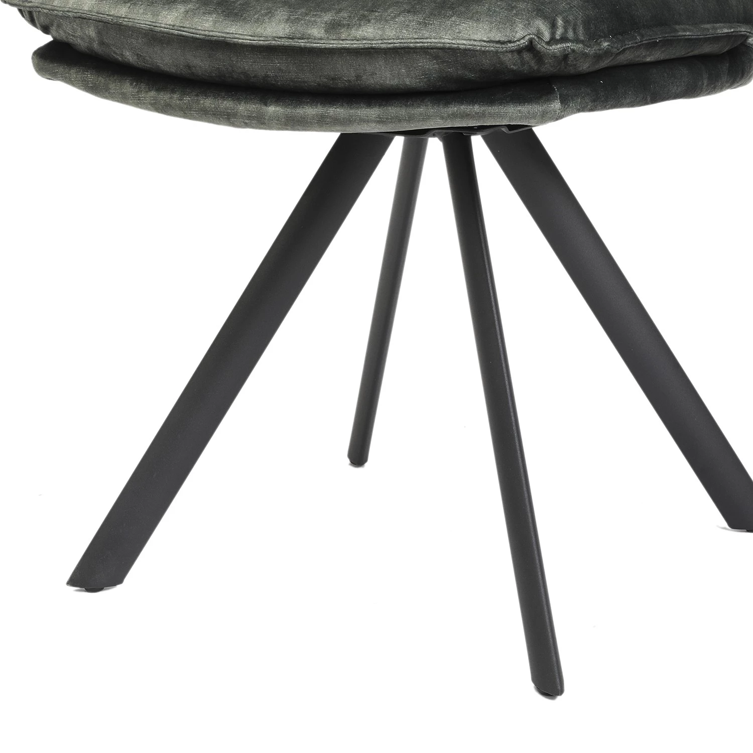 Jack & Alice Chaises Morlanne (lot de 2) - Velours / Métal - Vert foncé 11 Jack & Alice Chaises Morlanne (lot de 2) - Velours / Métal - Vert foncé – Image 9