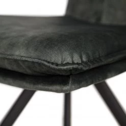 Jack & Alice Chaises Morlanne (lot de 2) - Velours / Métal - Vert foncé 24 Jack & Alice Chaises Morlanne (lot de 2) - Velours / Métal - Vert foncé -Chaises Soldes 2022 1000255054 220412 034 DETAILS P000000001000255054