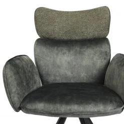 Jack & Alice Chaise à accoudoirs Aveluy - Velours et tissu / Métal - Vert foncé 30 Jack & Alice Chaise à accoudoirs Aveluy - Velours et tissu / Métal - Vert foncé -Chaises Soldes 2022 1000255059 210831 14151500125 DETAILS P000000001000255059