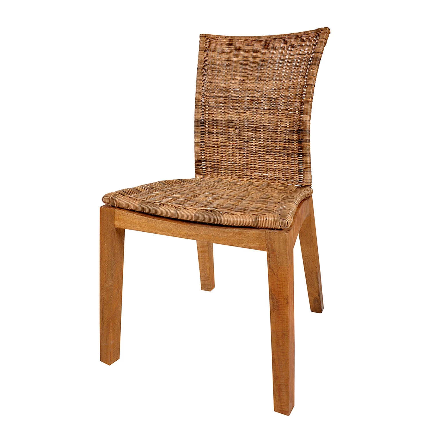 Ars Natura Chaises Betaille - Rotin / Suar massif - Marron 4 Ars Natura Chaises Betaille - Rotin / Suar massif - Marron – Image 2