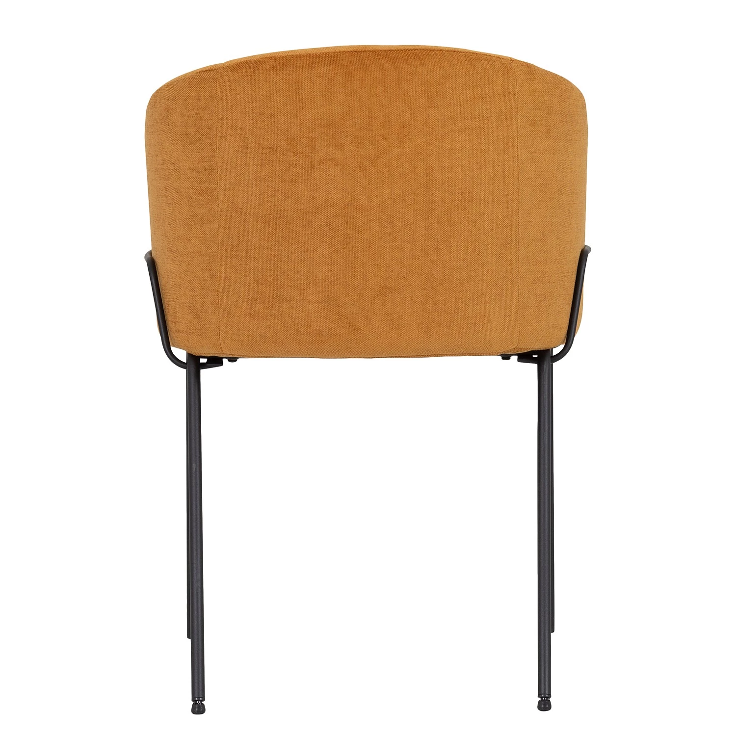 Tenzo Chaises à accoudoirs Bud (lots de 2) - Tissu / Métal - Orange 6 Tenzo Chaises à accoudoirs Bud (lots de 2) - Tissu / Métal - Orange – Image 4