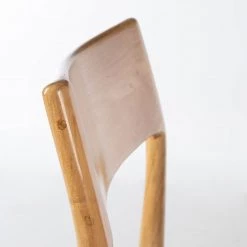 Ars manufacti Chaise Cerro - Cuir véritable / Teck massif - Noir / Teck -Chaises Soldes 2022 1000257228 220818 032 DETAILS P000000001000257228