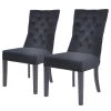 Maison Belfort Chaises capitonnées Waroona 2 (lot de 2) - Noir - Noir -Chaises Soldes 2022 1000260656 211102 133602000011 IMAGE P000000001000260656