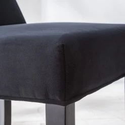 Maison Belfort Chaises capitonnées Waroona 2 (lot de 2) - Noir - Noir -Chaises Soldes 2022 1000260656 220622 040 DETAILS P000000001000260656