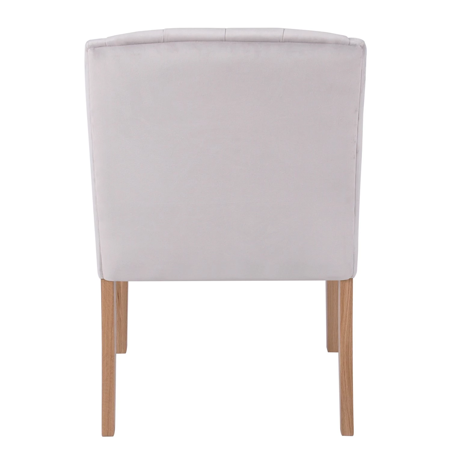 Maison Belfort Chaise à accoudoirs Austin II - Gris clair - Chêne clair 8 Maison Belfort Chaise à accoudoirs Austin II - Gris clair - Chêne clair – Image 6