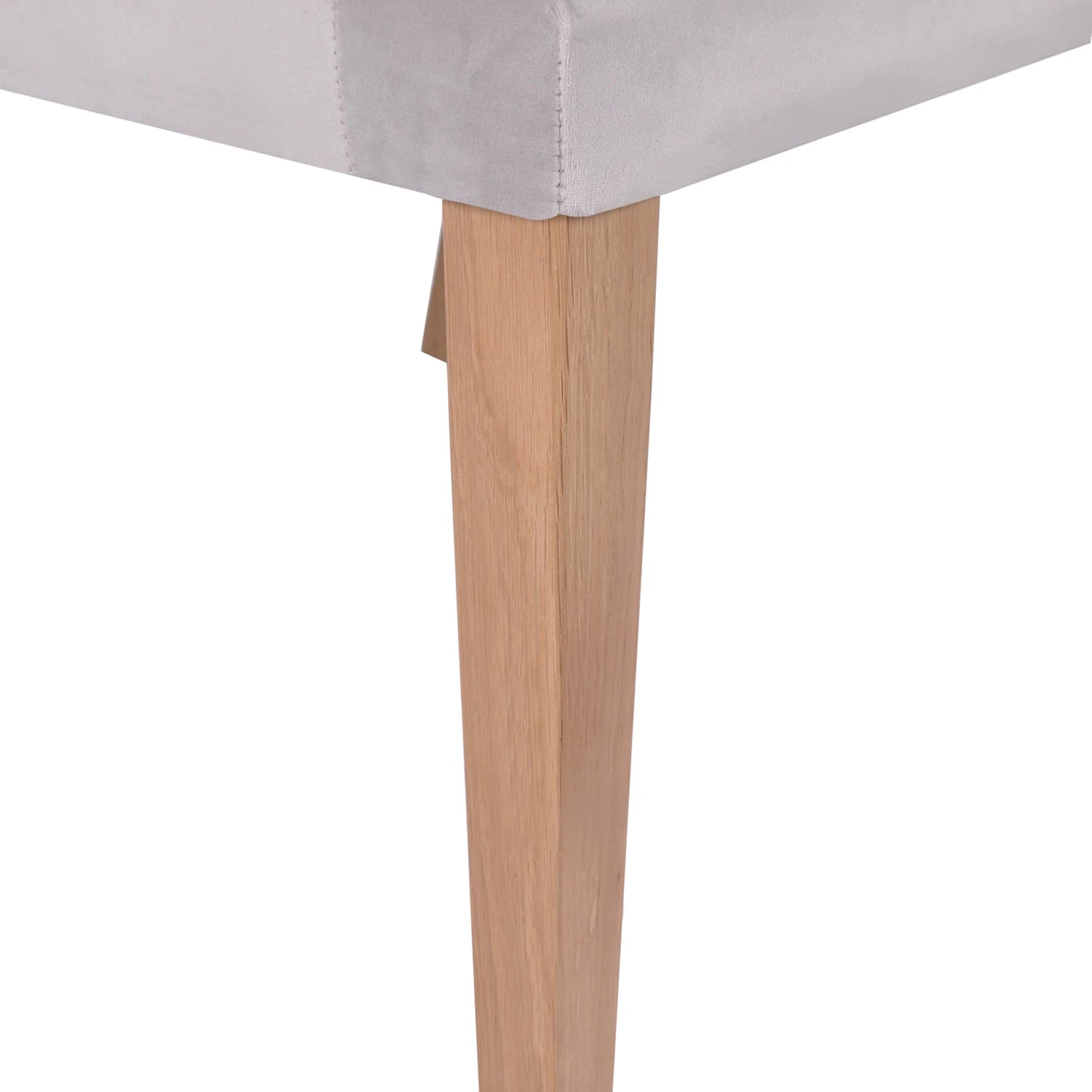 Maison Belfort Chaise à accoudoirs Austin II - Gris clair - Chêne clair 11 Maison Belfort Chaise à accoudoirs Austin II - Gris clair - Chêne clair – Image 9