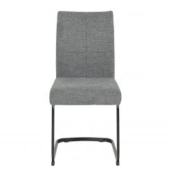Red Living Chaises cantilever Soitme (lot de 2) - Tissu - Gris chiné -Chaises Soldes 2022 1000263420 210430 11462800094 DETAILS P000000001000263420