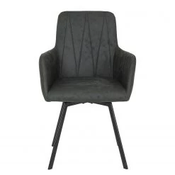 Red Living Chaises à accoudoirs Kivioli (lot de 2) - Microfibre / Acier - Anthracite / Noir 12 Red Living Chaises à accoudoirs Kivioli (lot de 2) - Microfibre / Acier - Anthracite / Noir -Chaises Soldes 2022 1000263426 210430 11480900138 DETAILS P000000001000263426