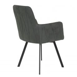 Red Living Chaises à accoudoirs Kivioli (lot de 2) - Microfibre / Acier - Anthracite / Noir 14 Red Living Chaises à accoudoirs Kivioli (lot de 2) - Microfibre / Acier - Anthracite / Noir -Chaises Soldes 2022 1000263426 210430 11481300140 DETAILS P000000001000263426