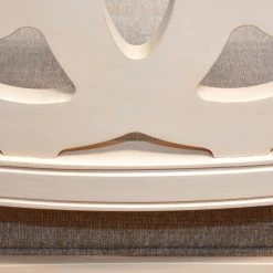 Ridgevalley Chaises Nouro (lot de 2) - Tissu / Peuplier massif - Beige chiné / Blanc crème -Chaises Soldes 2022 1000265874 210519 10473300007 DETAILS P000000001000265874