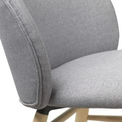 Norrwood Chaise Epalia - Tissu / Chêne massif - Gris clair / Chêne -Chaises Soldes 2022 1000266976 210525 14343300259 DETAILS P000000001000266976