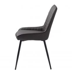 Red Living Chaises Dela II (lot de 2) - Imitation cuir / Métal - Marron foncé / Noir 9 Red Living Chaises Dela II (lot de 2) - Imitation cuir / Métal - Marron foncé / Noir -Chaises Soldes 2022 1000266985 210525 14343600315 DETAILS P000000001000266985