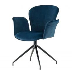 Ars manufacti Chaise Ă accoudoirs Yves - Bleu lagon
