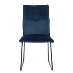 Ars manufacti Chaises capitonnées Veera (lot de 2) - Bleu nuit -Chaises Soldes 2022 1000270012 220506 030 DETAILS P000000001000270012