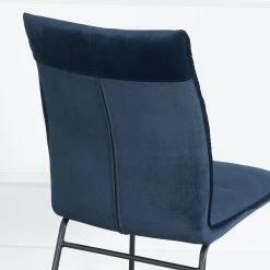 Ars manufacti Chaises capitonnées Veera (lot de 2) - Bleu nuit -Chaises Soldes 2022 1000270012 220506 050 DETAILS P000000001000270012