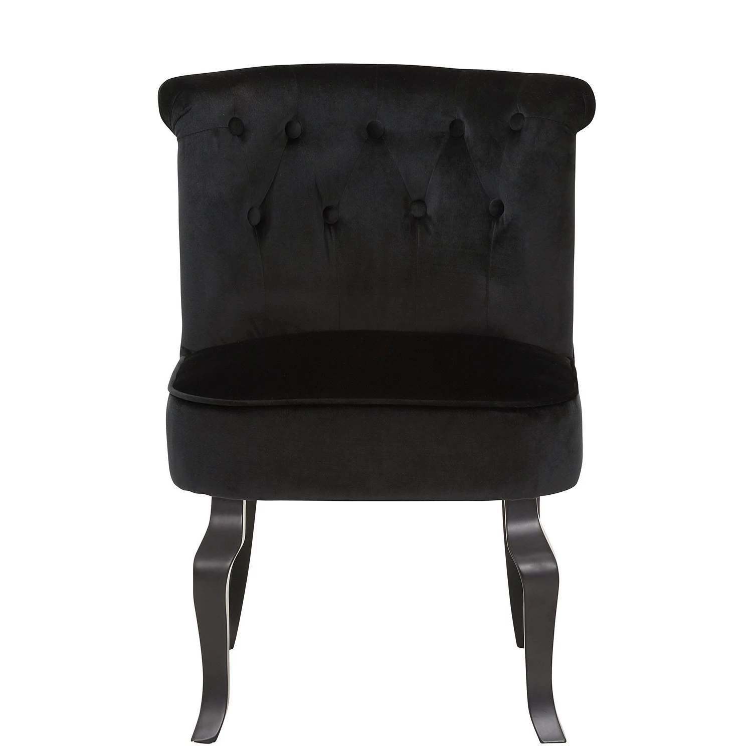 Red Living Chaise capitonnée Adriana - Noir 4 Red Living Chaise capitonnée Adriana - Noir – Image 2