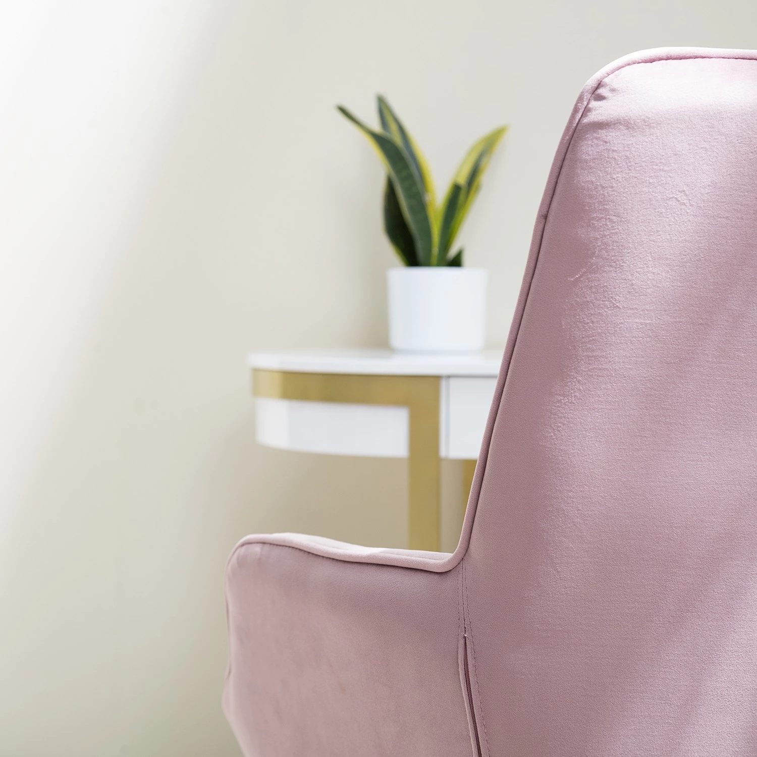 Furnitive Chaise de bureau Stody II - Rose clair 14 Furnitive Chaise de bureau Stody II - Rose clair – Image 12