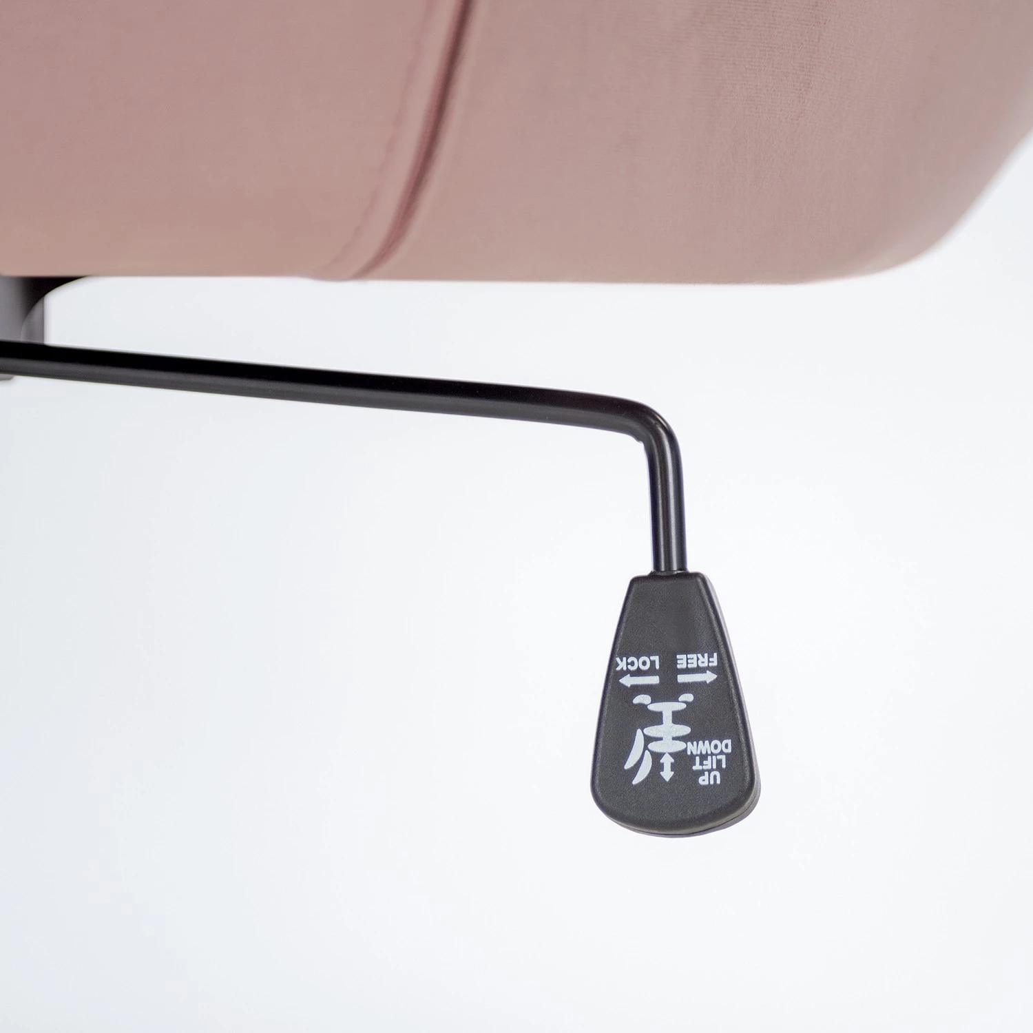 Furnitive Chaise de bureau Stody II - Rose clair 20 Furnitive Chaise de bureau Stody II - Rose clair – Image 18