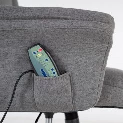 Furnitive Chaise de bureau Barking - (avec fonction massage) - Tissage à plat / Métal - Gris / Noir 29 Furnitive Chaise de bureau Barking - (avec fonction massage) - Tissage à plat / Métal - Gris / Noir -Chaises Soldes 2022 1000272622 220609 058 DETAILS P000000001000272622