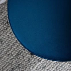 Studio Copenhagen Chaises Davie (lot de 2) - Rotin et tissu / Métal - Bleu -Chaises Soldes 2022 1000273462 220819 031 DETAILS P000000001000273462